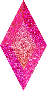 Glitter Y2K Pink Gem Sticker